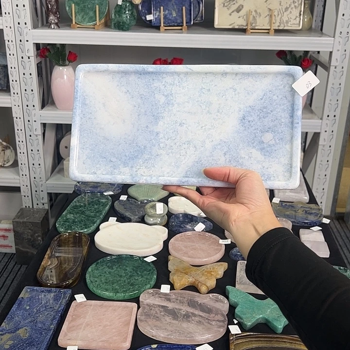 石材大理石蓝水晶03封釉