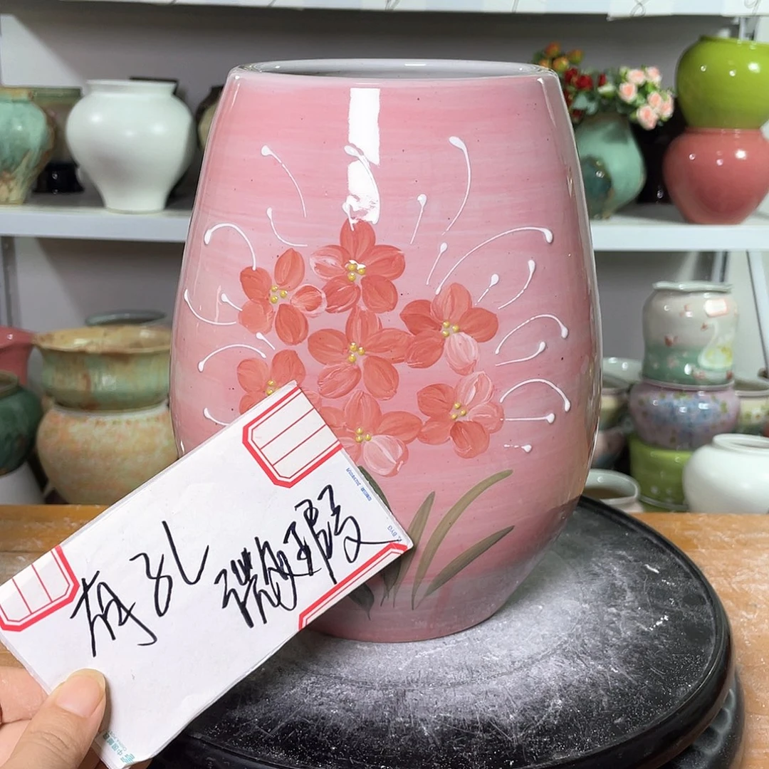 景德镇陶瓷花盆微瑕