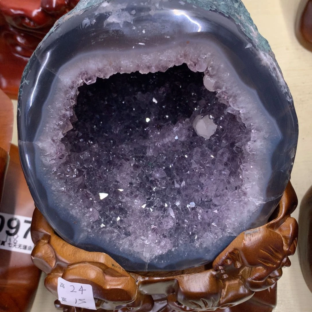 水晶摆件未镶嵌小*媚