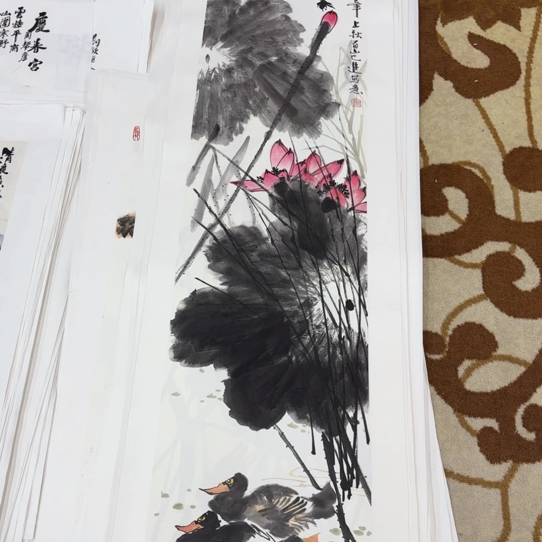 禅***定国画李欣主播李欣准巴进