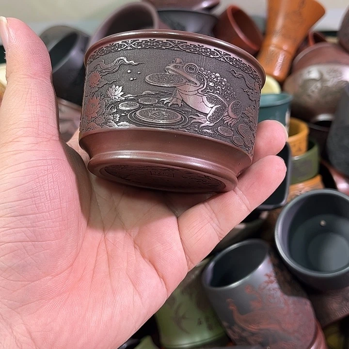 茶杯紫砂全手工紫砂主人杯