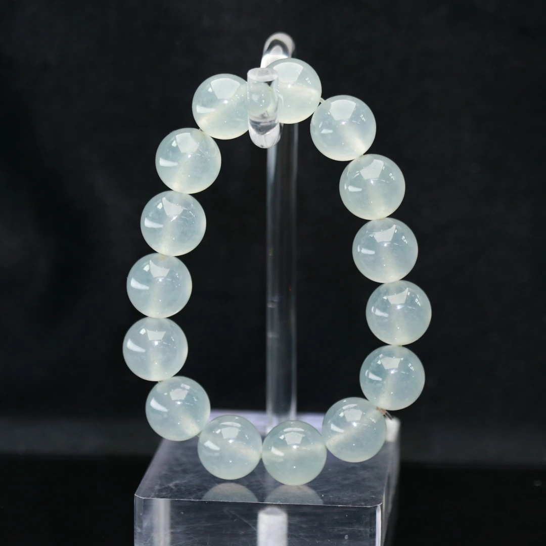 53天然缅甸翡翠A货高冰手串/300410/上海嘉禾拍卖