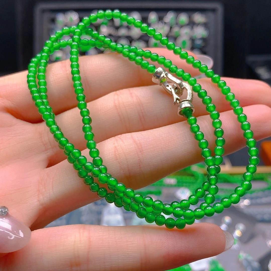 翡翠未镶嵌耳饰天然翡翠