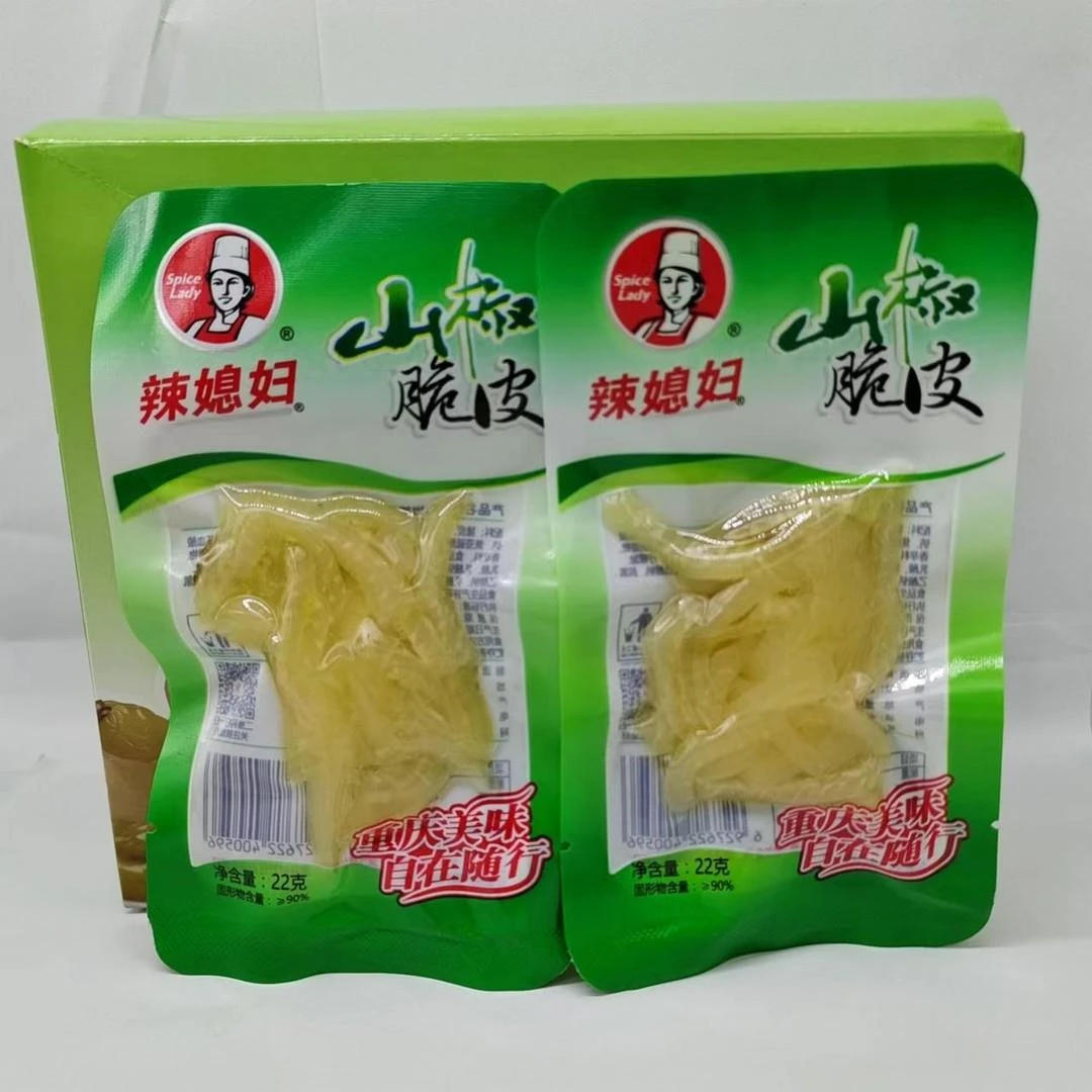 辣媳妇山椒脆皮泡椒味猪皮重庆风味休闲零食