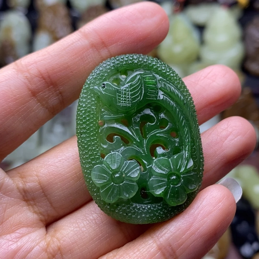 项链未镶嵌和田玉（糖玉）