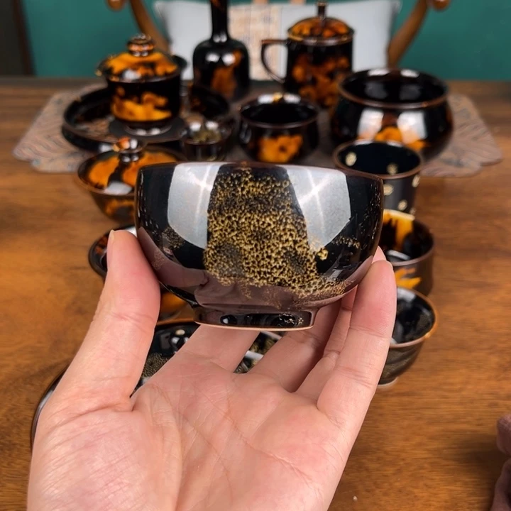 杯鹧鸪斑禅定杯主人杯