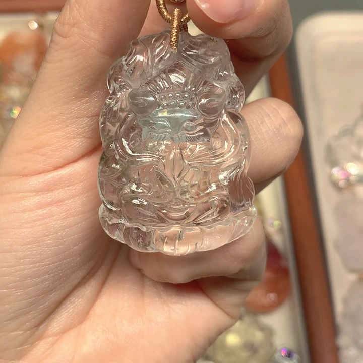 未镶嵌紫晶吊坠(不含链)