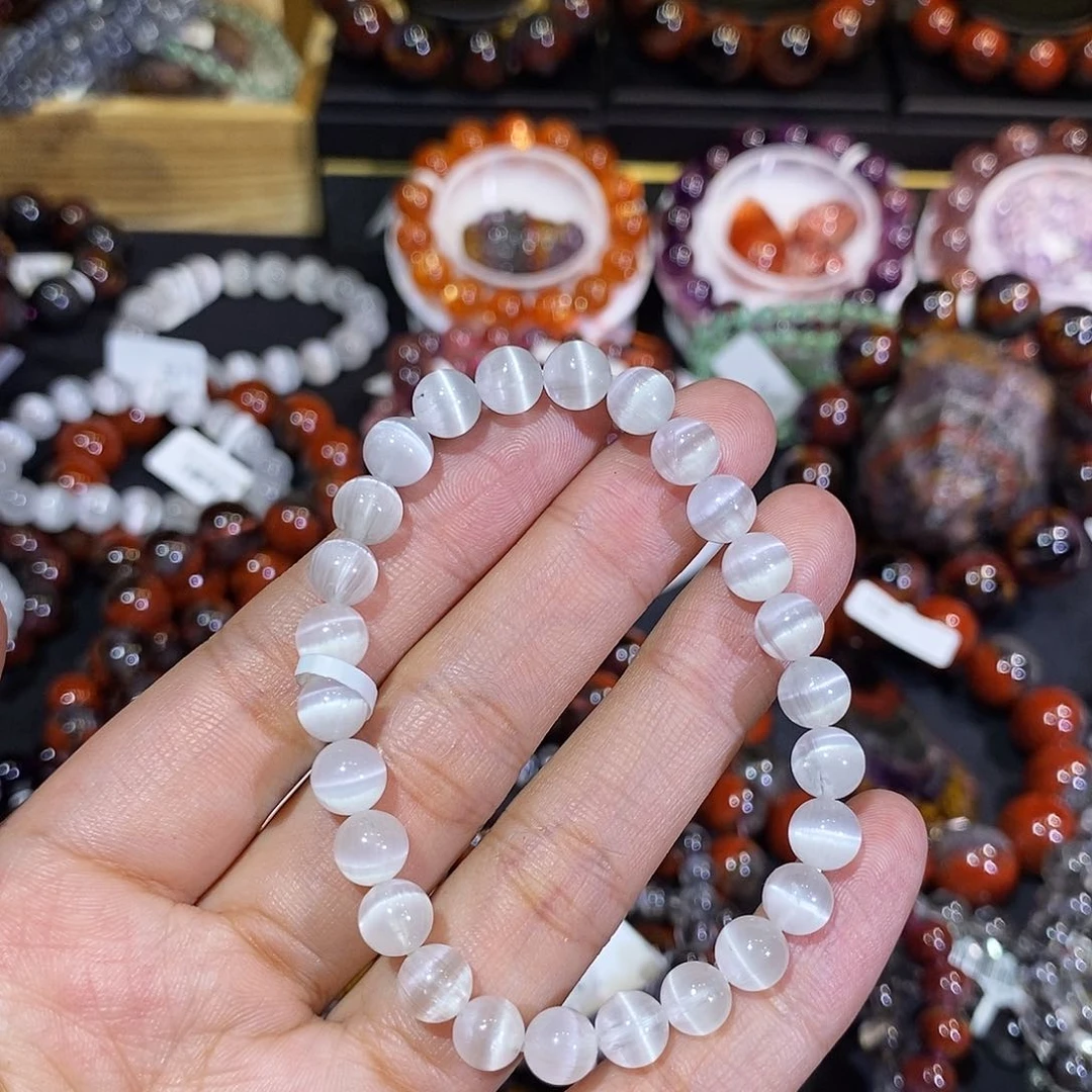 托帕石手串未镶嵌7mm左右