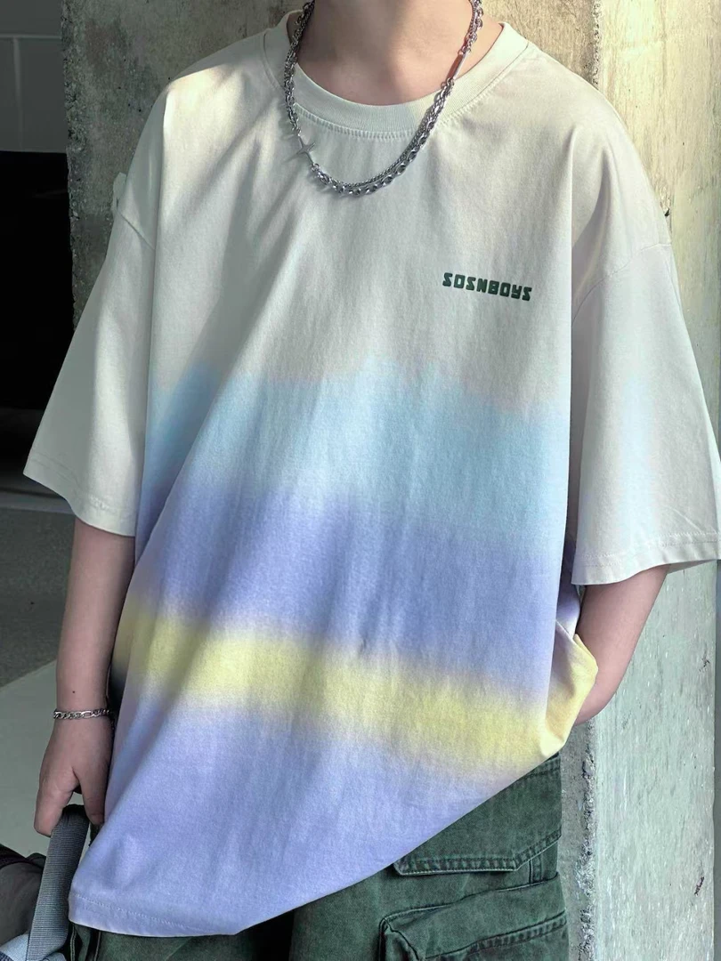 (夏C75)儿童夏季宽松舒适上衣裤子套装组合