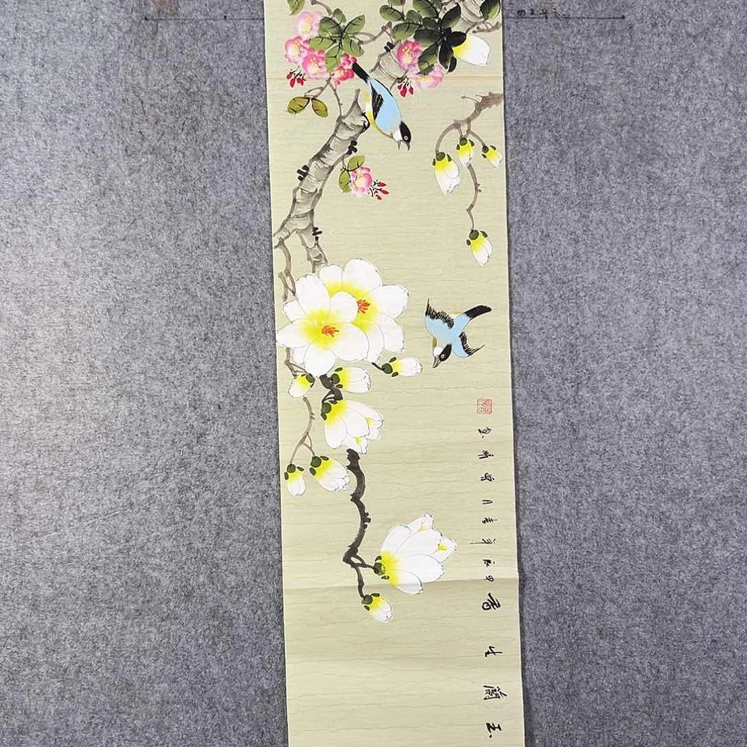 国画142 牡丹花等花开时节也可用