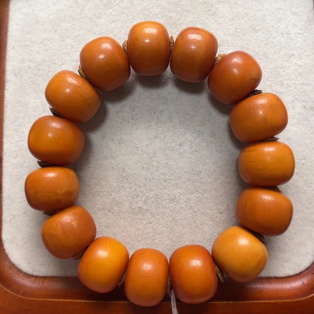 蜜蜡未镶嵌手串蜜蜡