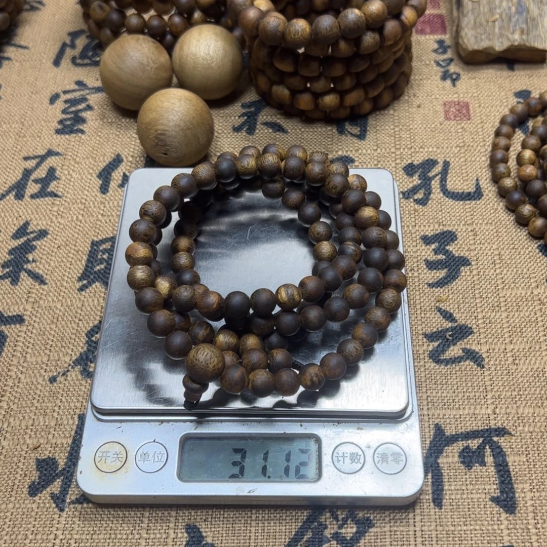 沉香碎屑沉香卡八多圈31克