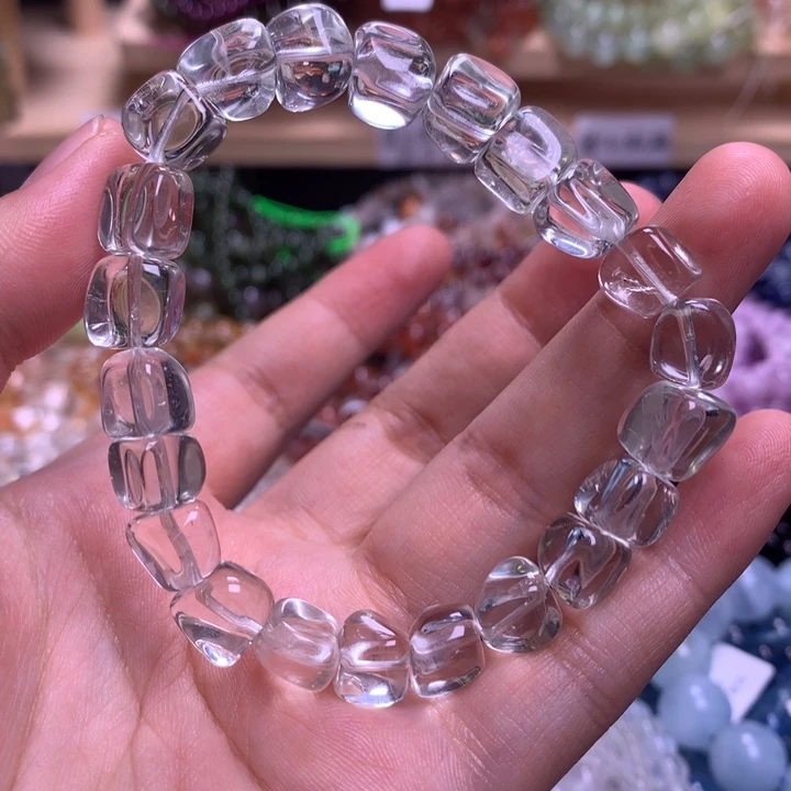 未镶嵌手串水晶7.9绿水冰块