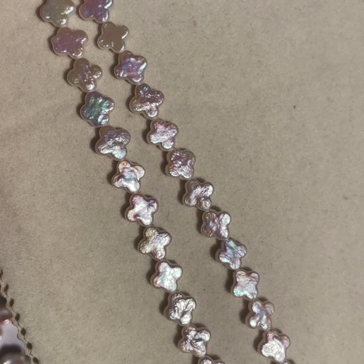 淡水珍珠颈饰银S925镶嵌