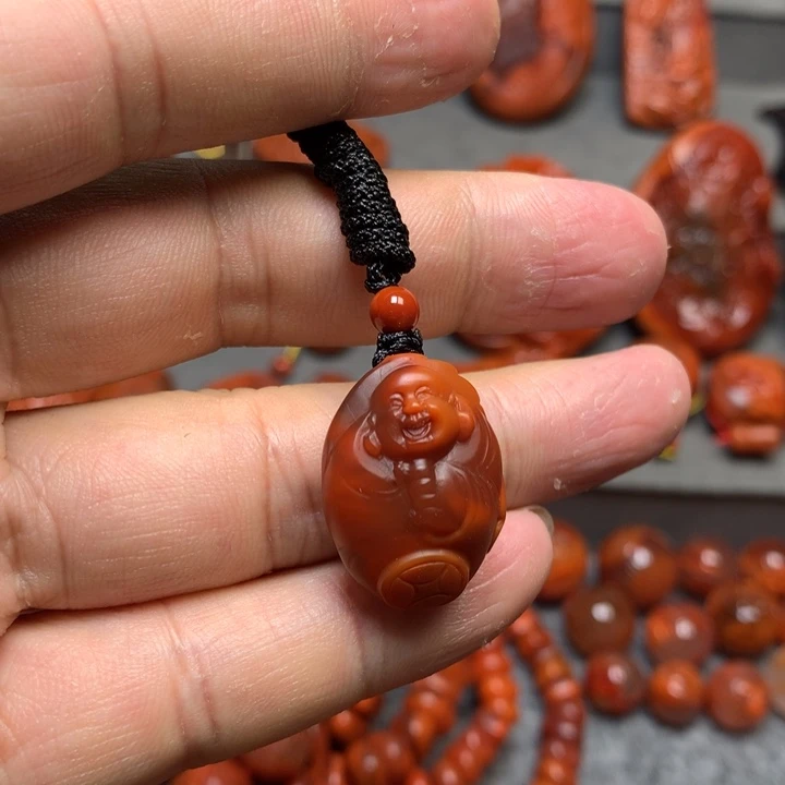 吊坠(不含链)未镶嵌南红玛瑙