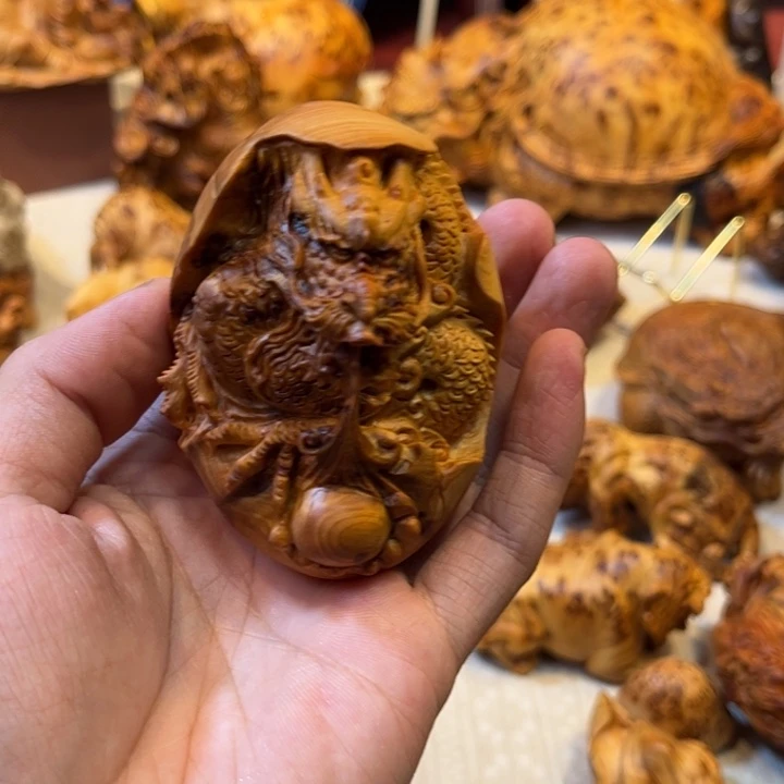一***伴香榧木太行崖柏，手工制作