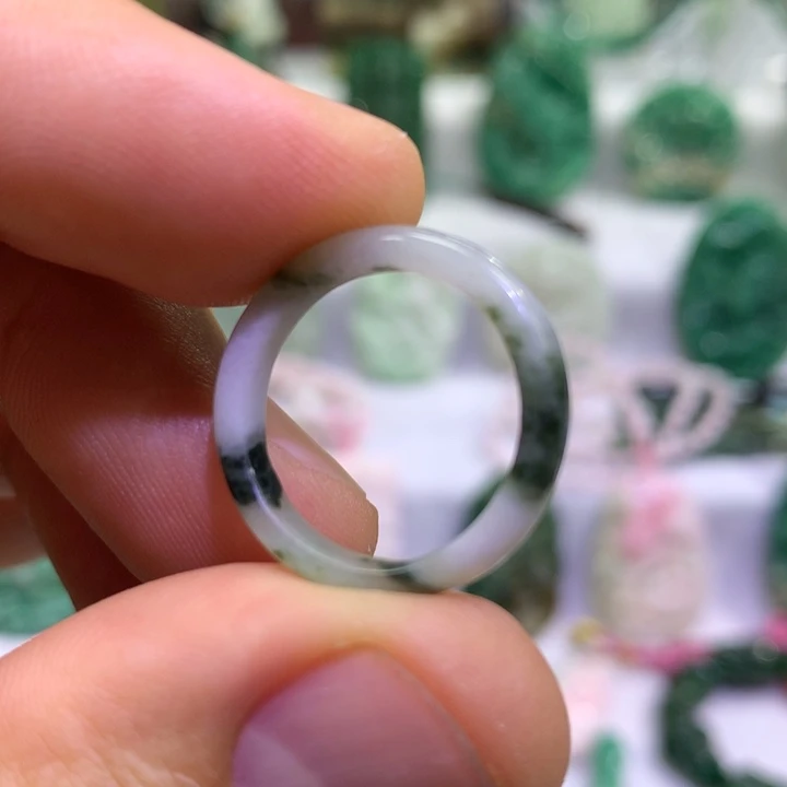 独山玉未镶嵌戒圈17.2内径