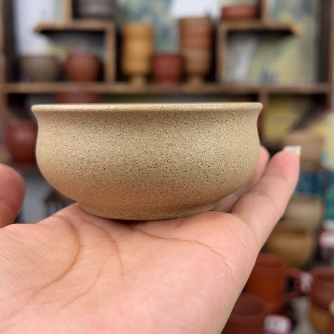 茶杯紫砂拙器甄选，纯原本矿。