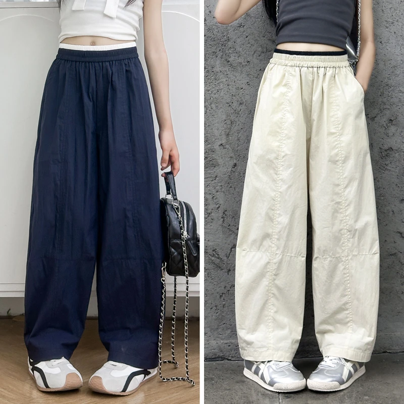 2069【凉感裤】女童裤子休闲裤2025新款夏季中大童洋气大女孩童装