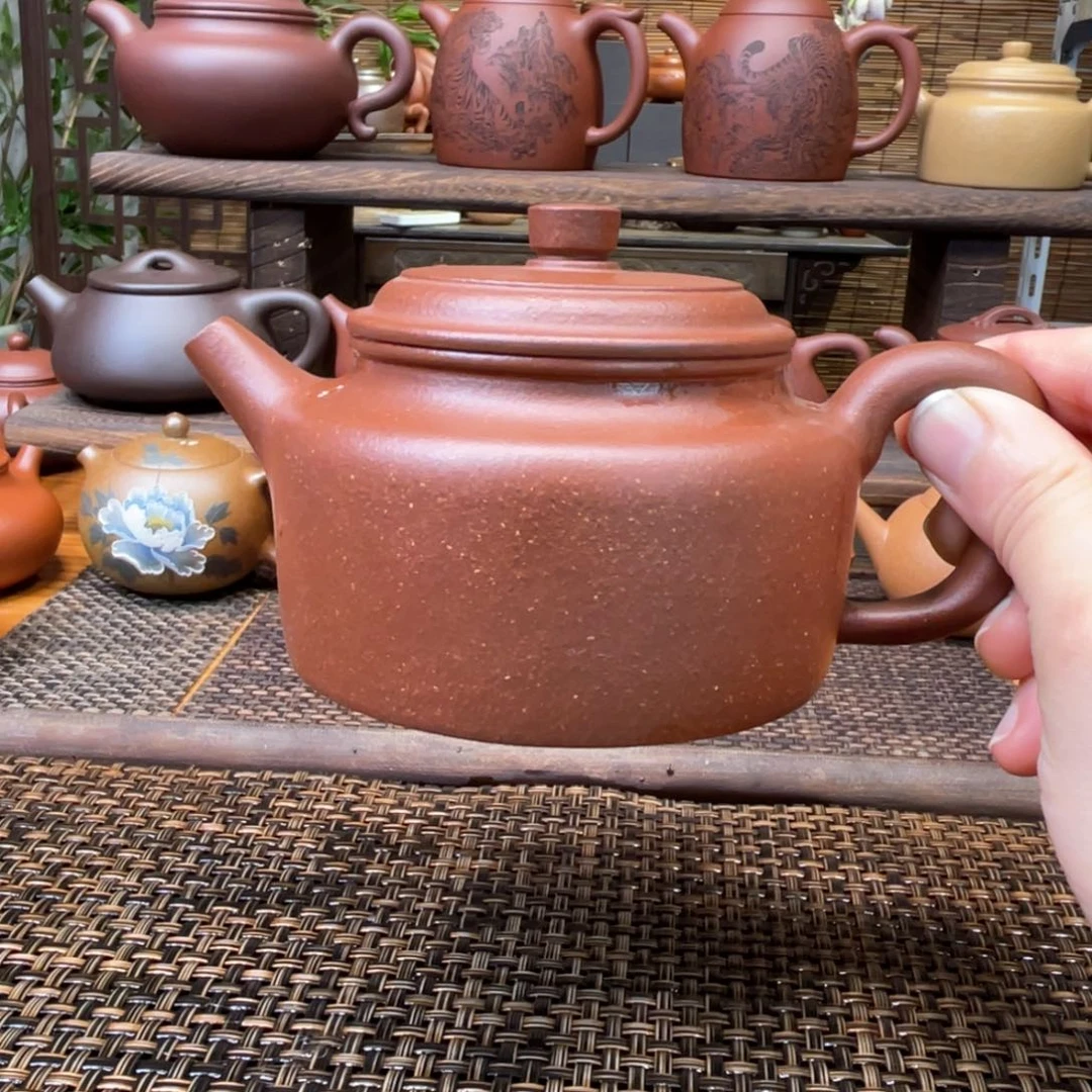 紫砂茶壶宜兴原矿紫砂手工制全240