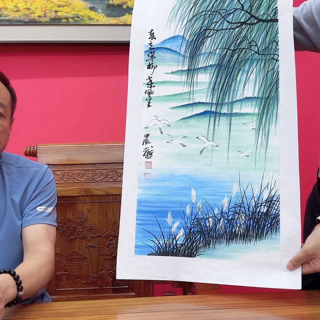 国画艺术家的作品