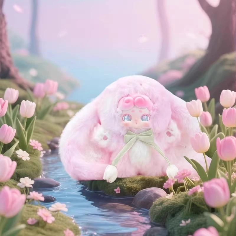 【正版】LuckyDeerNai 晚安小兔二代-秘密花园盲盒毛绒公仔手办