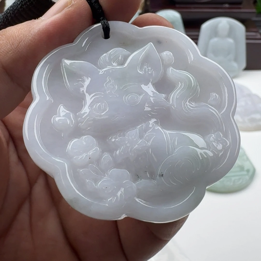 颈饰未镶嵌翡翠天然缅甸A货翡翠