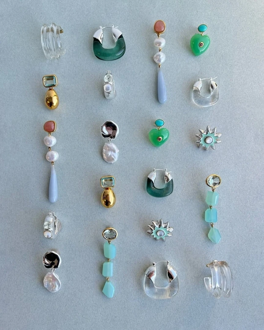 合金珐琅耳饰 777【耳饰一对】直播间选款专用链接抢拍多拍发空包