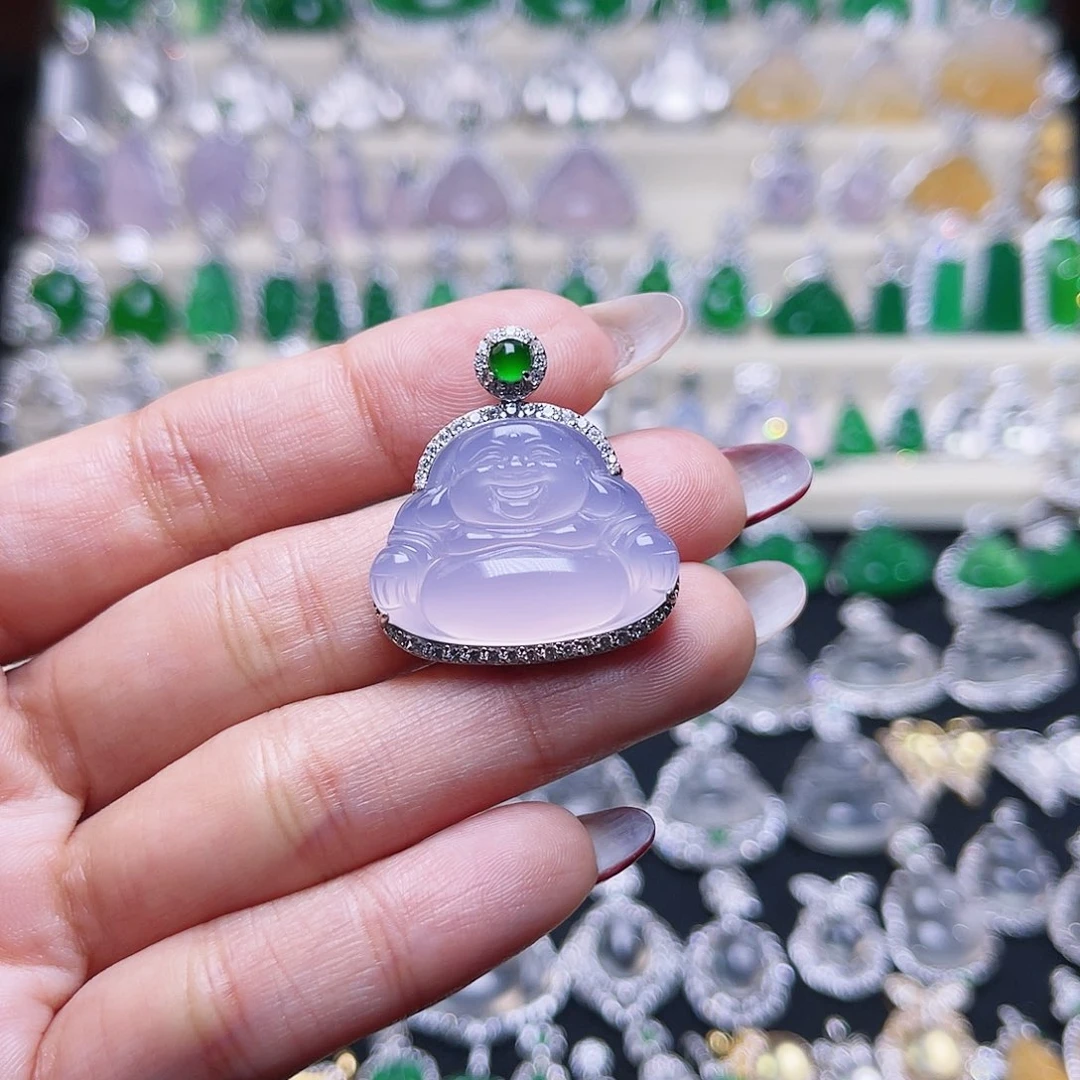 玛瑙/玉髓颈饰银S925镶嵌