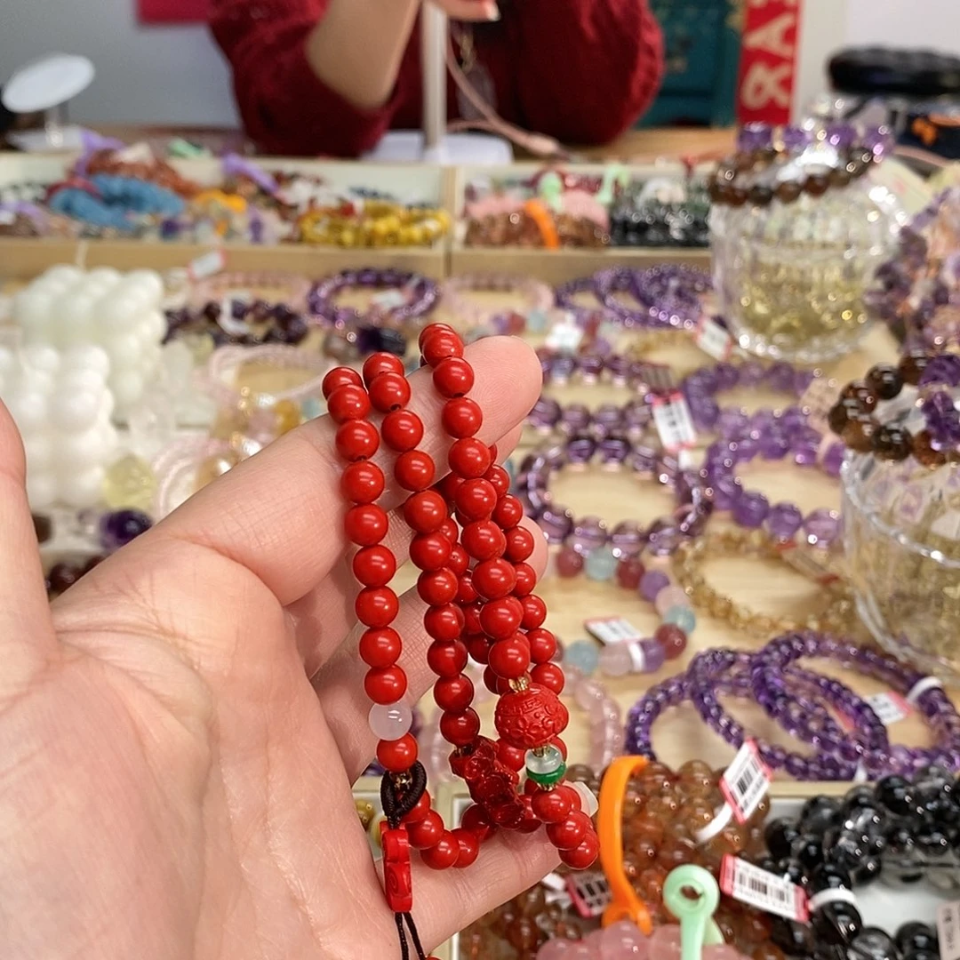 水晶手链未镶嵌多样性发一