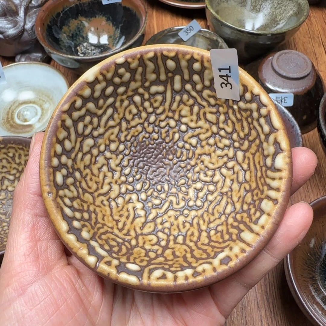 珍***姐柴烧建盏茶盏茶杯341