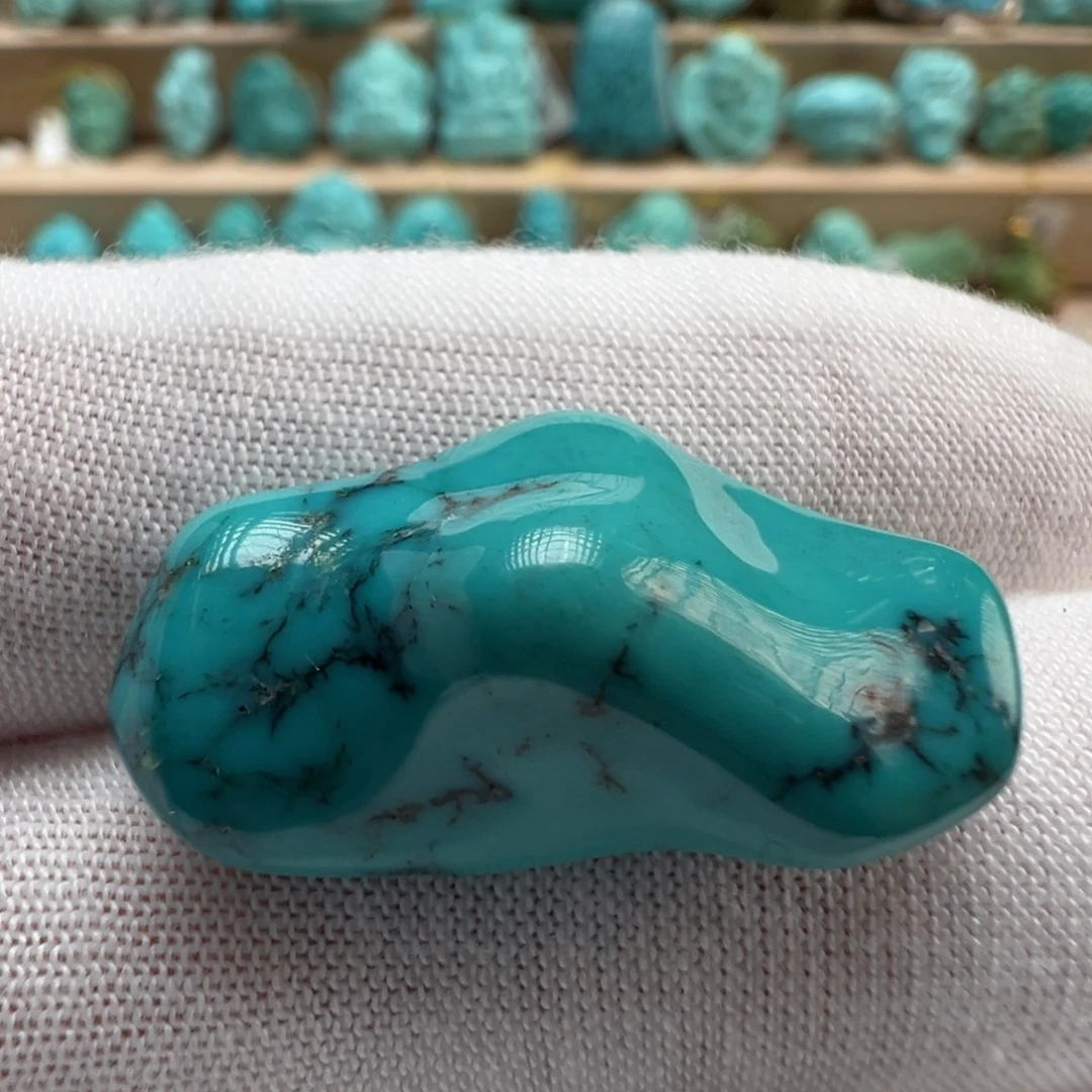 绿松石未镶嵌配饰14.4*27.8