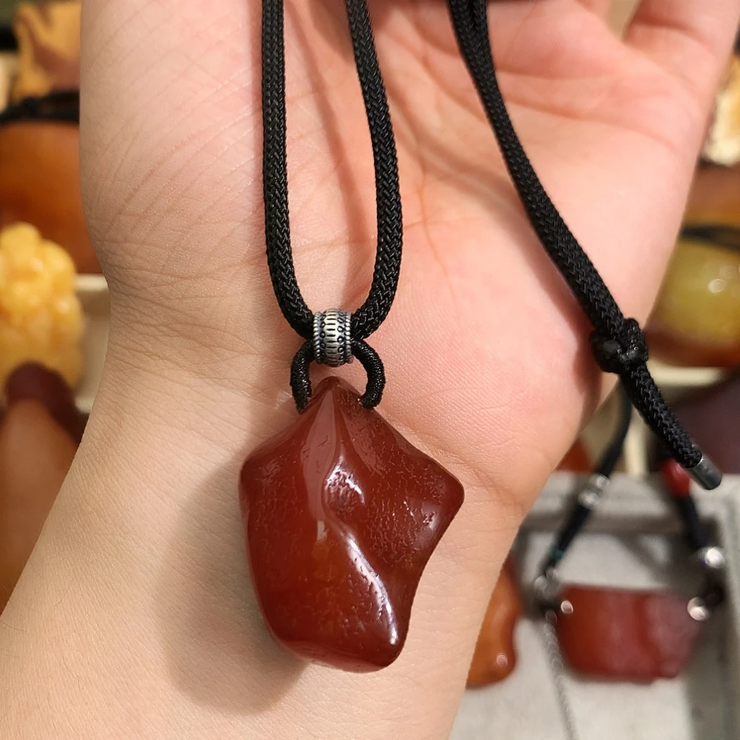 未镶嵌琥珀裸石在