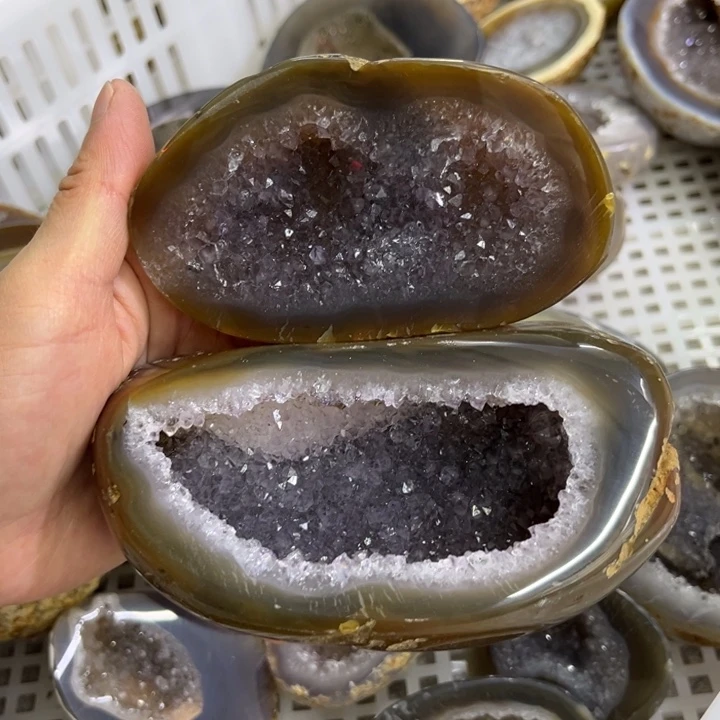 未镶嵌发饰水晶仙女紫盆