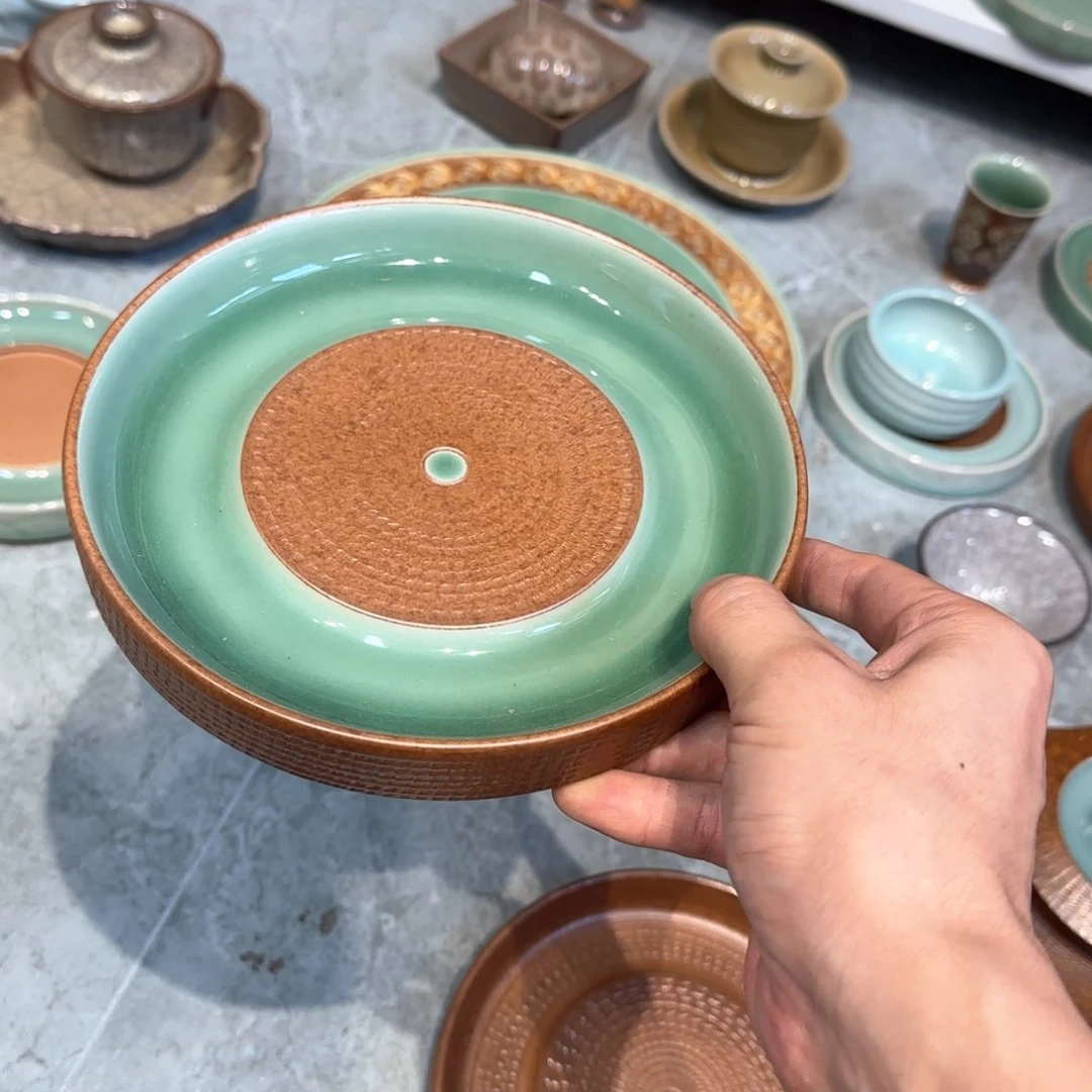 小金茶具青瓷茶器