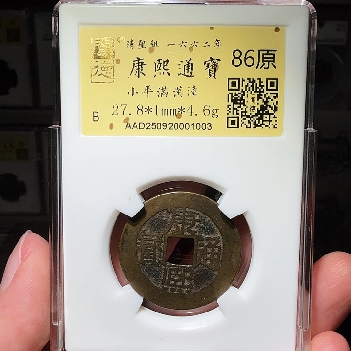 铜瀚海文物A康熙满汉漳1003