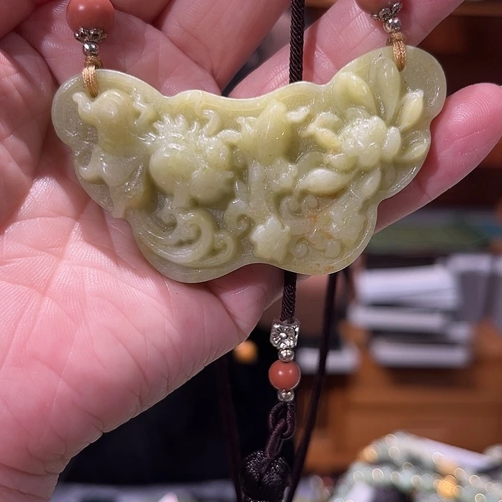 未镶嵌岫玉毛衣链
