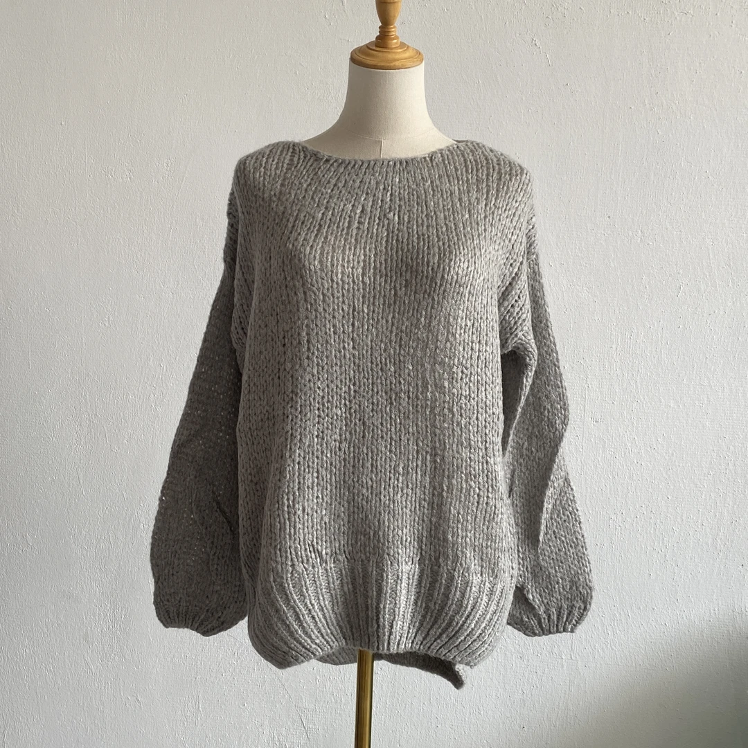 A36   毛衣针织衫长袖宽松百搭