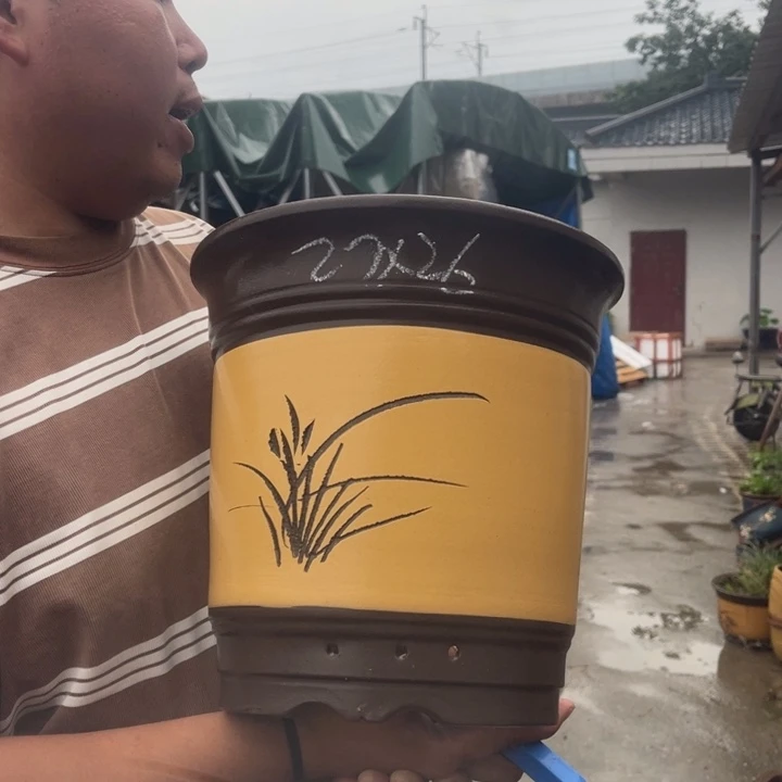 紫砂花瓶紫砂花盆盆栽花卉