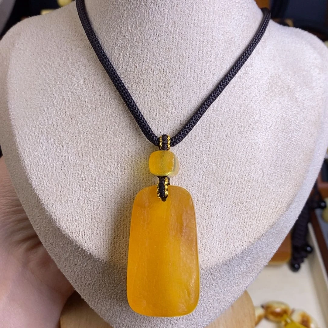 未镶嵌蜜蜡裸石大漠