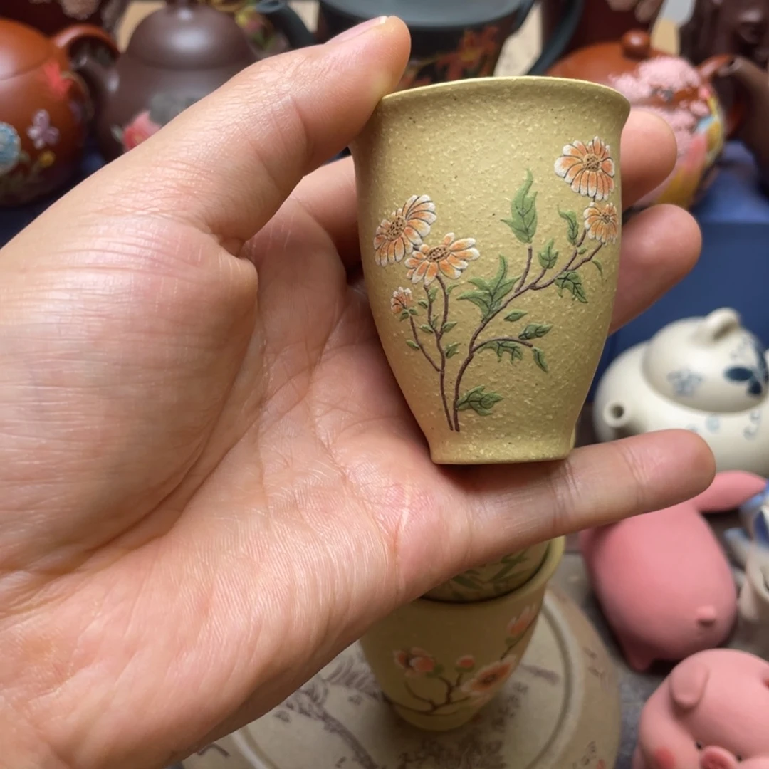 茶杯紫砂紫砂主人杯50cc