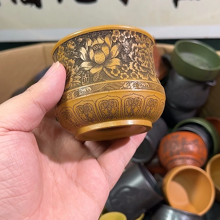 茶杯紫砂全手工紫砂主人杯