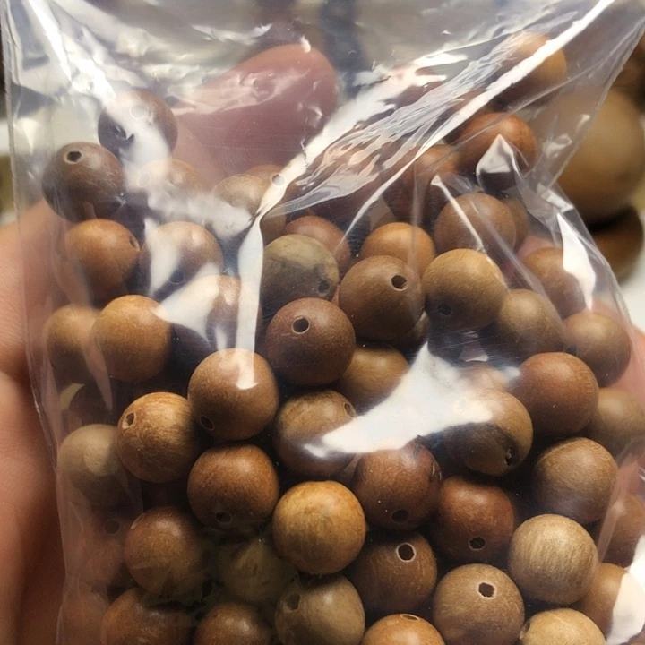 檀香木手串/手链老山檀香1.0瑕疵珠50克