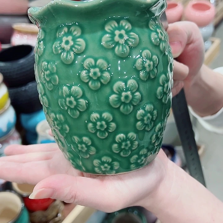 有孔，凑单福利满10元发货陶瓷多肉花盆！