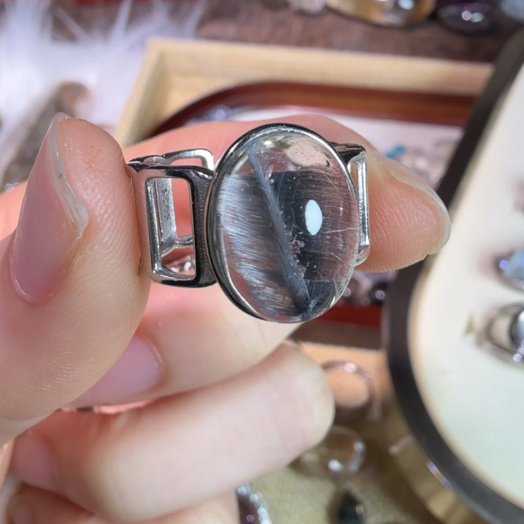 游***离水晶珠宝半成品未镶嵌