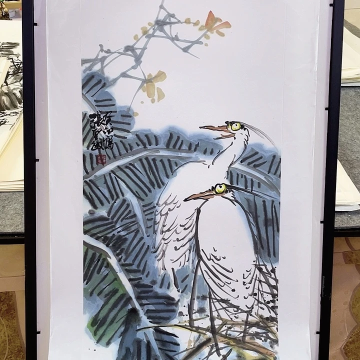 国画张圣敏先生纯手绘作品