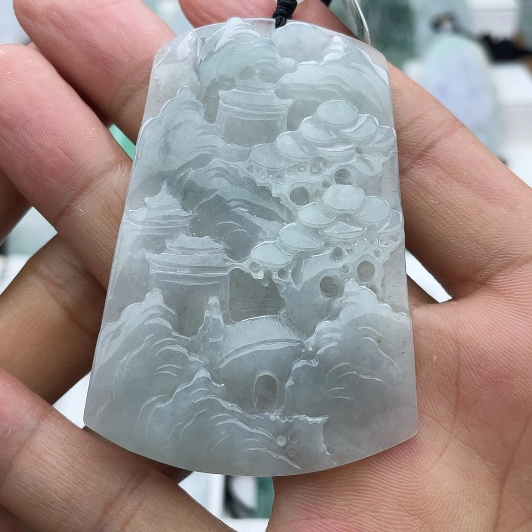 颈饰未镶嵌翡翠翡翠
