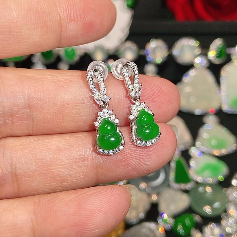 【闪购商品】未镶嵌翡翠耳饰天然翡翠