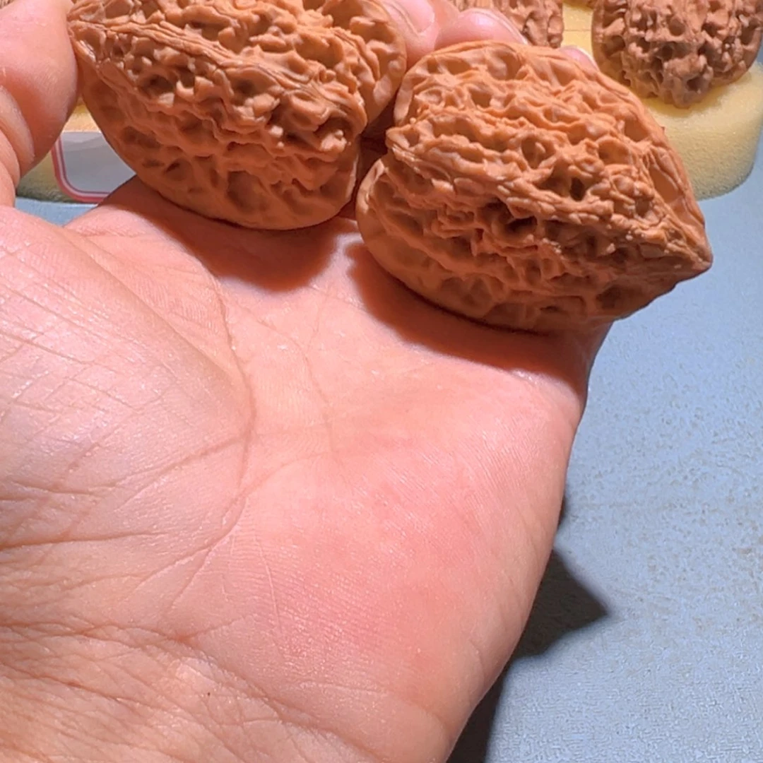 文玩核桃把件承德鸡心39.5