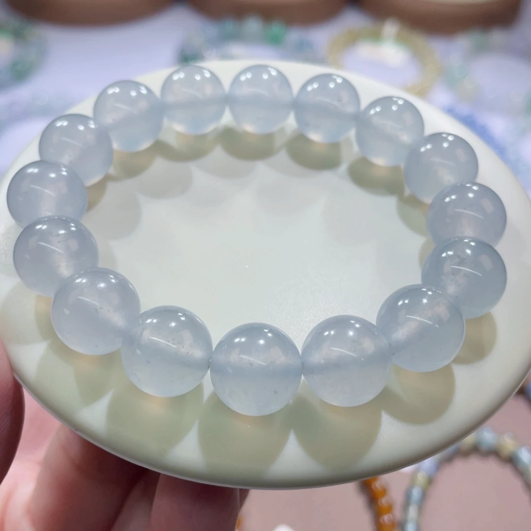 未镶嵌手链翡翠木纳高冰卡11.8